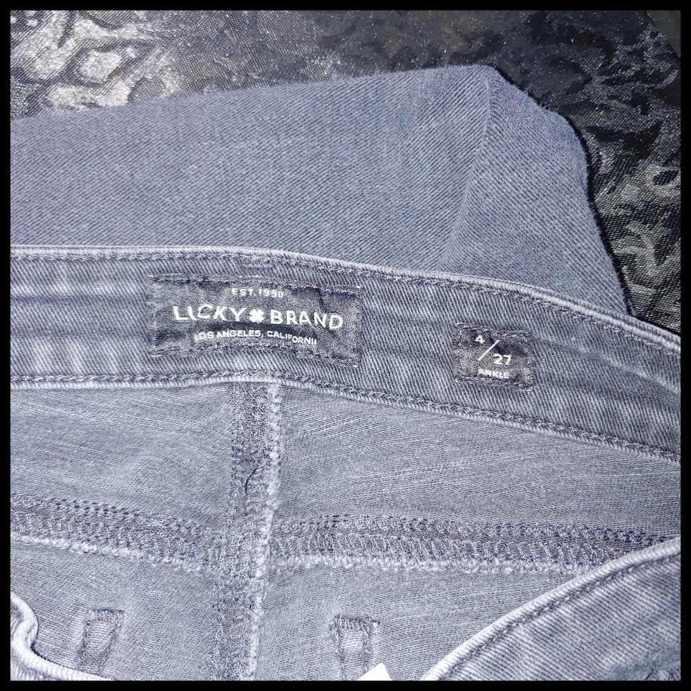 Lucky Brand Stella Skinnny Black Jeans 4/27 - Picture 6 of 8